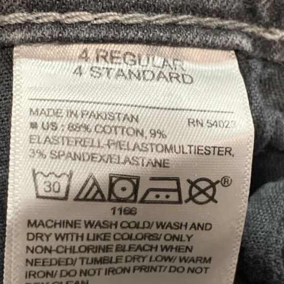 Old Navy Women's Jeans Rockstar Skinny Mid-Rise Slim Fit Gray Dark Wash Size 4R - Picture 7 of 8